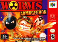 Worms Armageddon Nintendo 64  box art